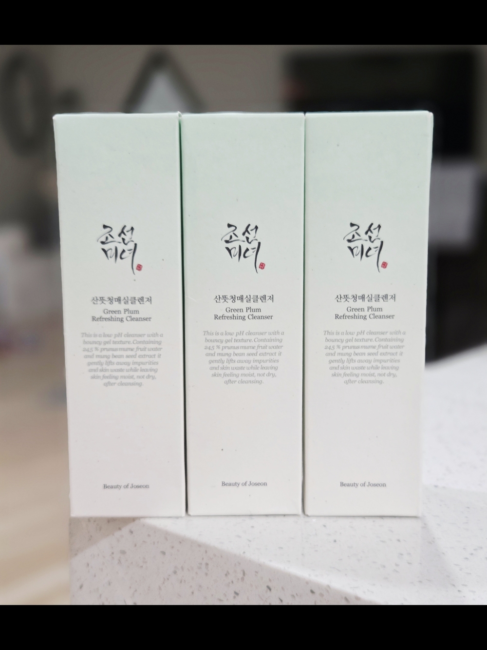 BEAUTY OF JOSEON Green Plum Refreshing Cleanser - X3 (100ml Ea)